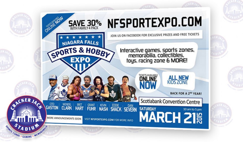 Crackerjack Stadium Exhibiting at 2015 Niagara Falls Sports & Hobby Expo