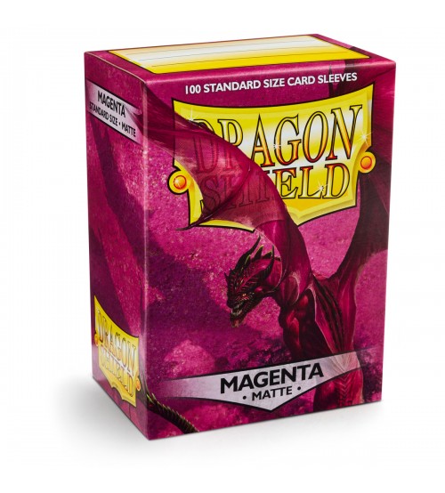 Matte Dragon Shield Standard Size Card Protector Sleeves MTG 100ct Silver box 