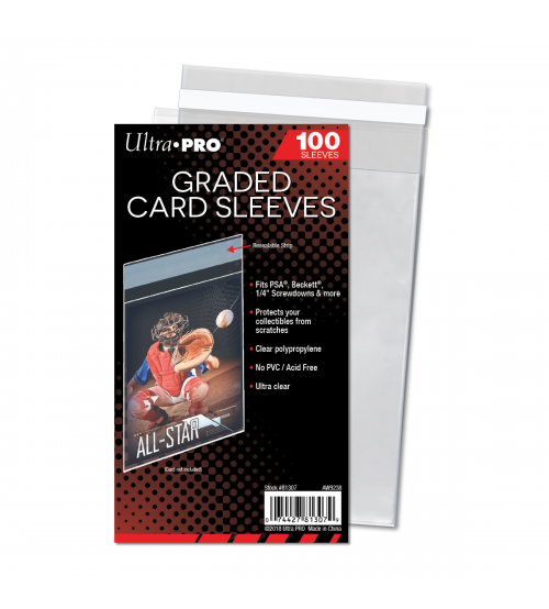 Ultra PRO Graded Soft Card Sleeves, 100/Pack