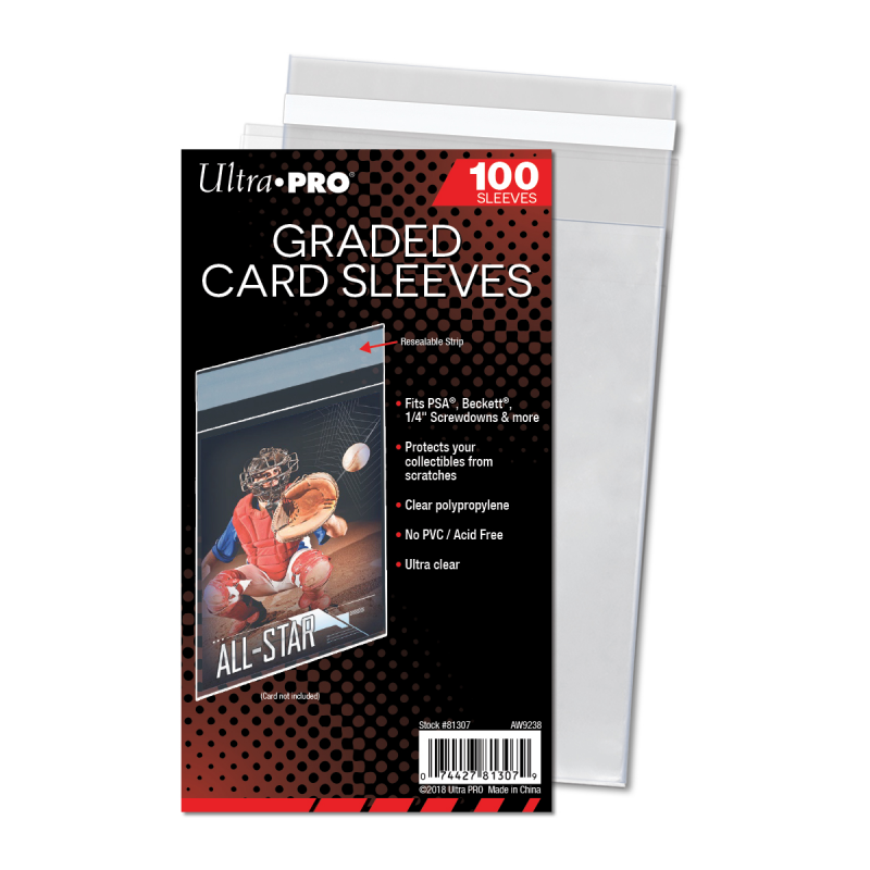 Ultra PRO Graded Card Sleeves, 100/Pack