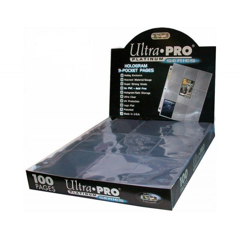 Ultra PRO Platinum Series Hologram 9Pocket Pages, 25/Pack