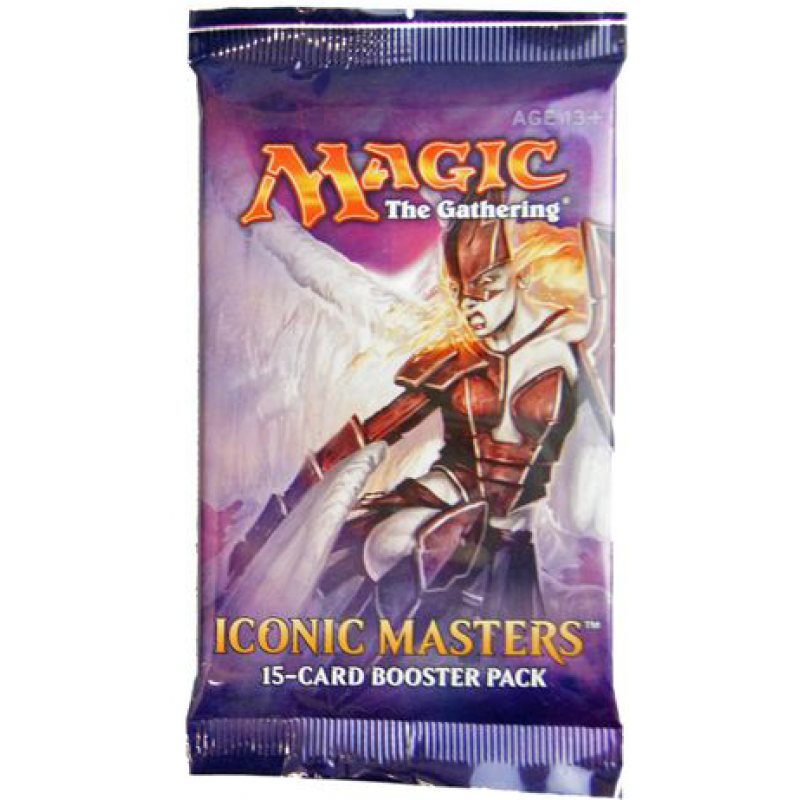 2 15 CARD ENGLISH BOOSTER PACKS Details about   MTG MAGIC THE GATHERING ICONIC MASTERS LOT OF 