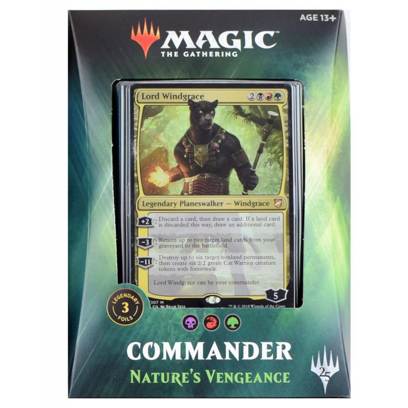 Nature's Vengeance Sealed Brand New Commander 2018 Magic the Gathering MTG C18 