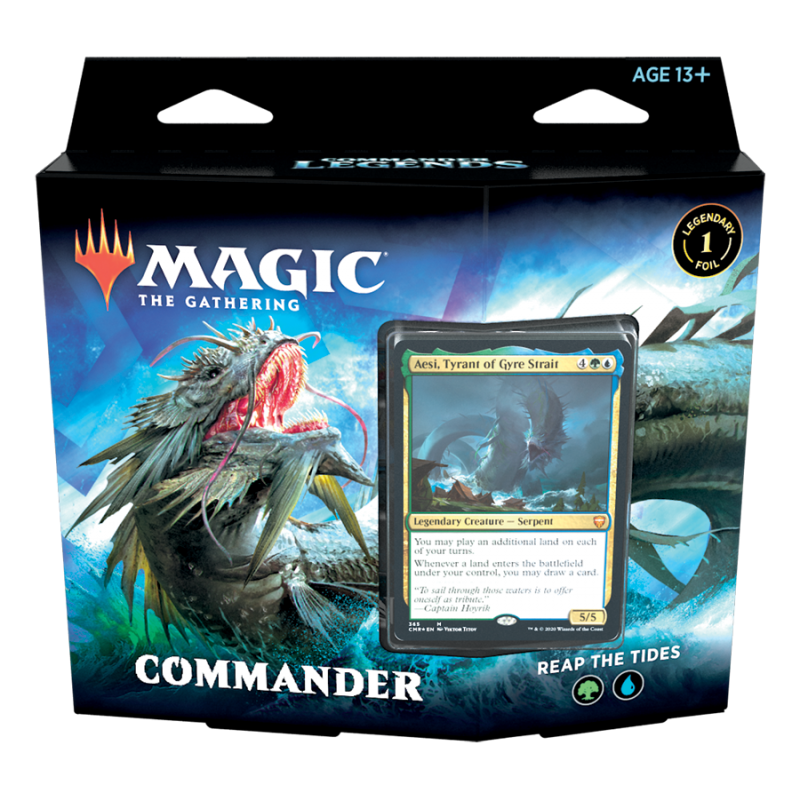 Magic The Gathering Commander Legends Commander Deck Reap the Tides