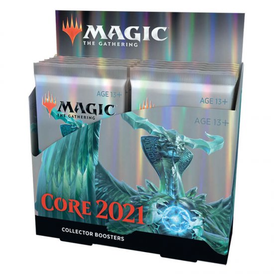 Magic: The Gathering 2021 Core Set Collector Booster Box, 12/Pack