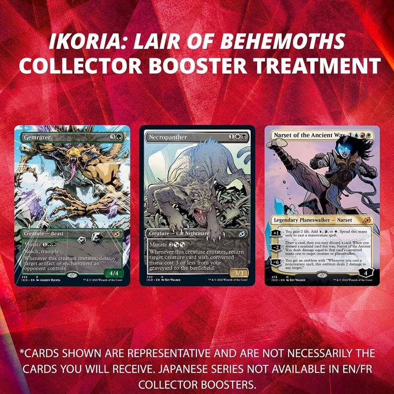 Magic The Gathering Ikoria Lair of Behemoths 15Card Collector Booster Pack