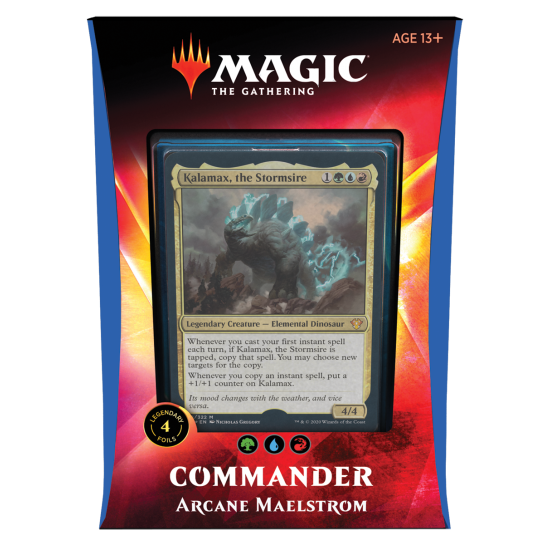 Magic: The Gathering Ikoria: Lair of Behemoths Commander 2020 Deck - Arcane Maelstrom