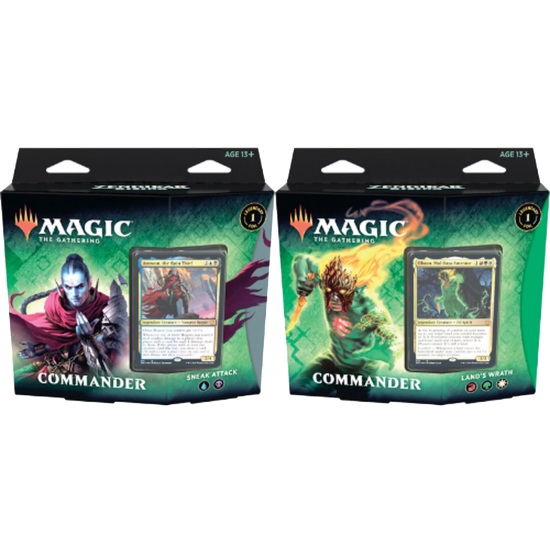 Magic: The Gathering Zendikar Rising Commander Decks Set of 2