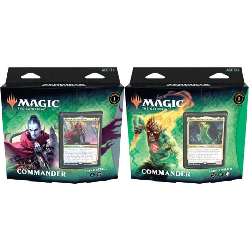 Magic The Gathering Zendikar Rising Commander Decks Set of 2