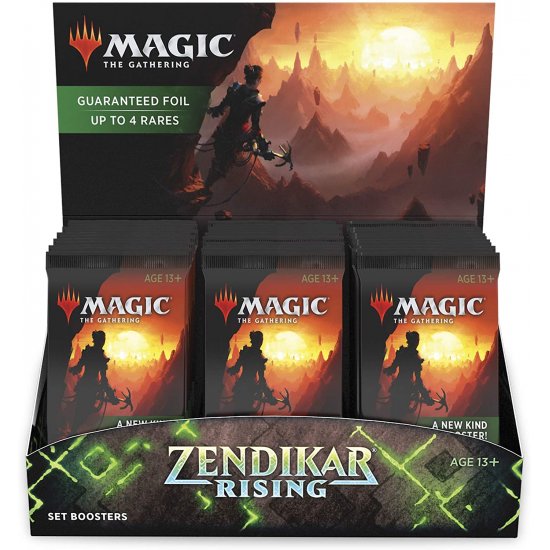 Magic The Gathering Zendikar Rising Set Booster Box, 30/Pack