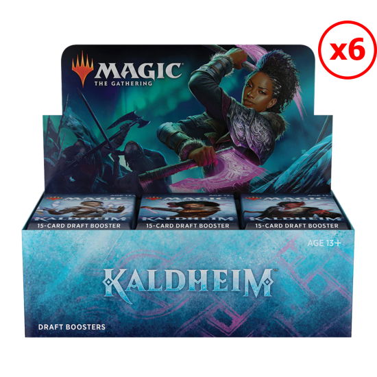 Magic: The Gathering Kaldheim Draft Booster Case, 6/Pack