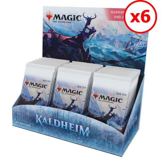 Magic: The Gathering Kaldheim Set Booster Case, 6/Pack 