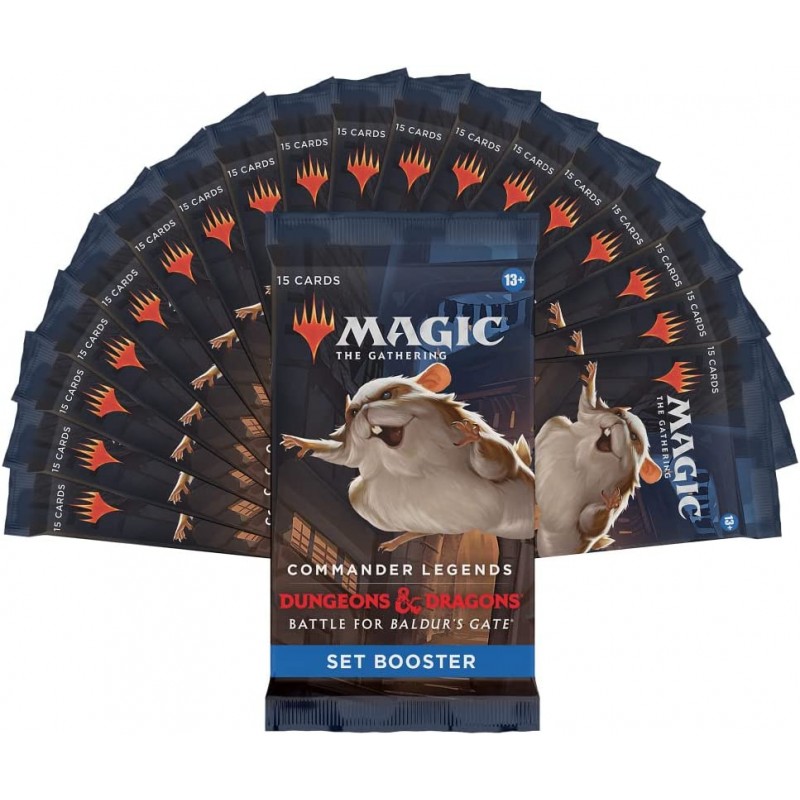 Magic The Gathering Battle for Baldur's Gate Set Booster Box, 18/Pack