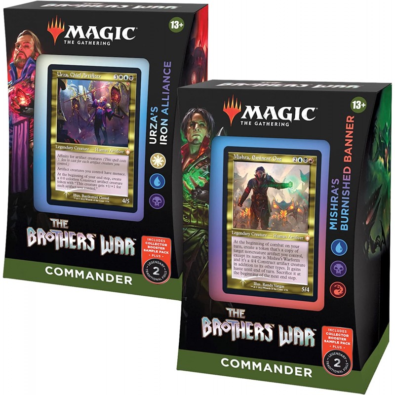 Magic The Gathering The Brothers' War Commander Decks Set of 2