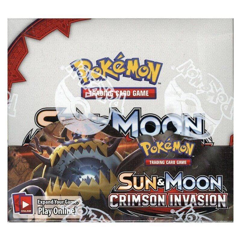 Pokemon Sun & Moon Crimson Invasion Booster Box, 36/Pack