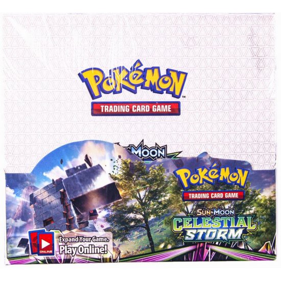 Pokemon Sun & Moon Celestial Storm Booster Box, 36/Pack
