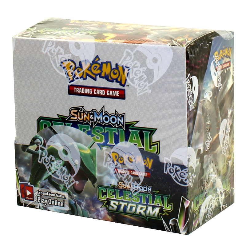 Pokemon Sun & Moon Celestial Storm Booster Box, 36/Pack