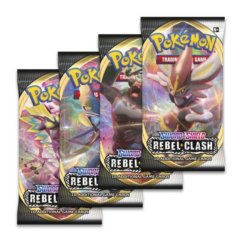 Pokemon Sword & Shield Rebel Clash Booster Box, 36/Pack