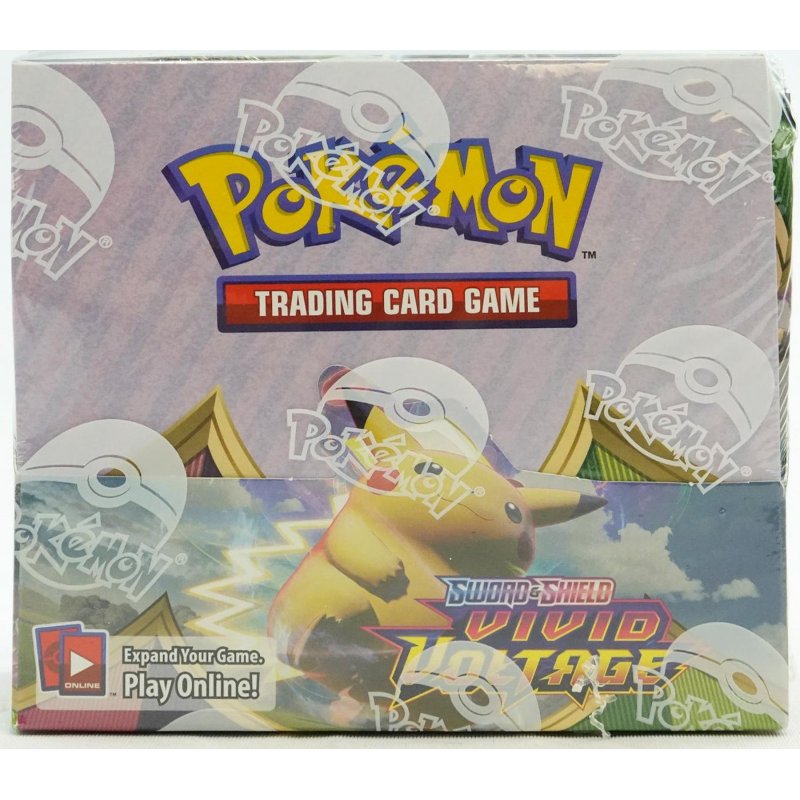 Pokemon TCG sword & shield vivid voltage booster box 36 pack booster sealed 
