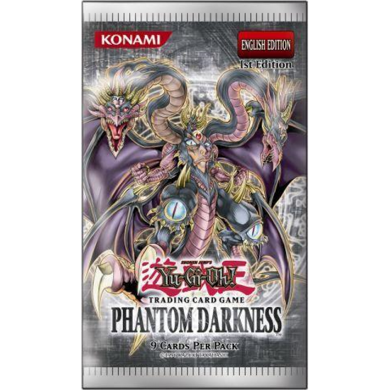 Yu Gi Oh Gx Phantom Darkness 1st Edition 9 Card Booster Pack