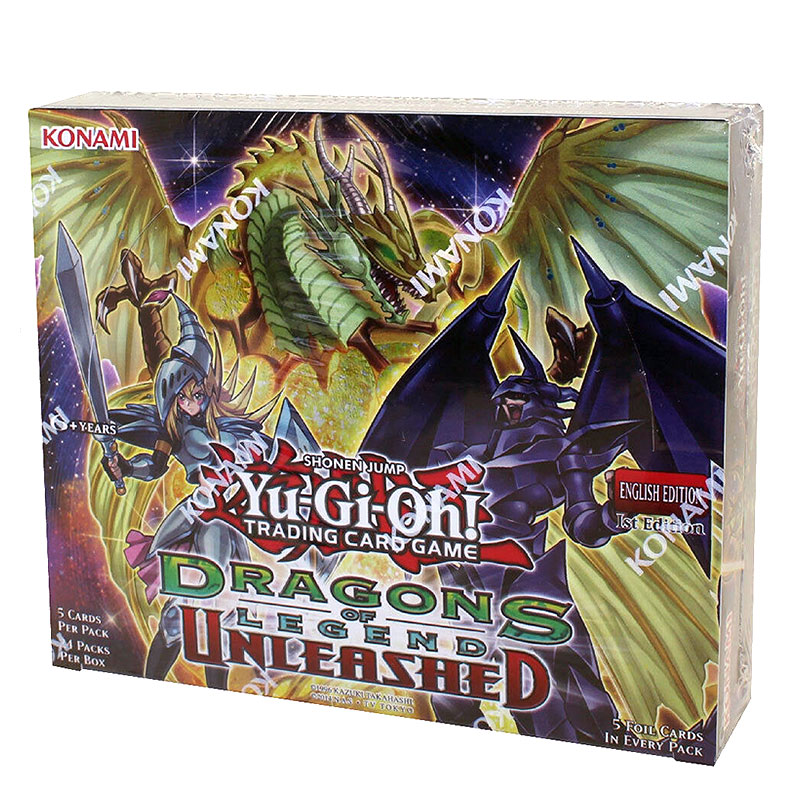 YuGiOh Dragons of Legend Unleashed Booster Box 24 Packs