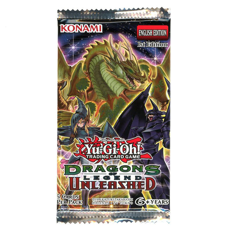 YuGiOh Dragons of Legend Unleashed Booster Box 24 Packs