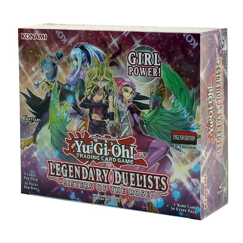 Yu Gi Oh Legendary Duelists Sisters Of The Rose 1st Edition Booster Box 36 Pack Yu Gi Oh Legendary Duelists Sisters Of The Rose 1st Edition Booster Box 36 Pack