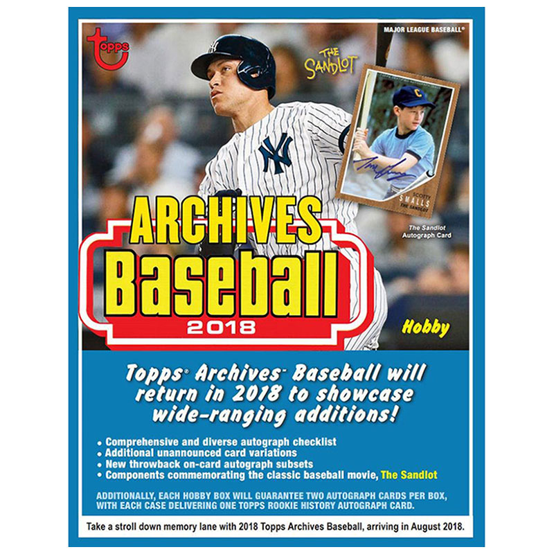 2018 Topps Archives Baseball Hobby Box