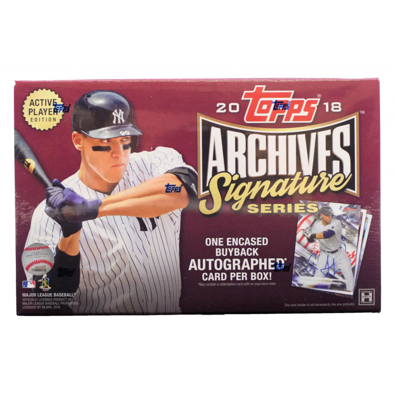 2018 Topps Archives Signature Series Baseball Hobby Box