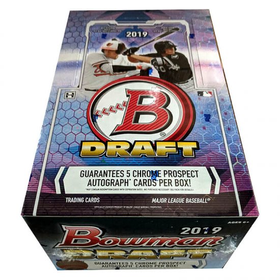 2019 Bowman Draft Baseball Hobby Super Jumbo Box