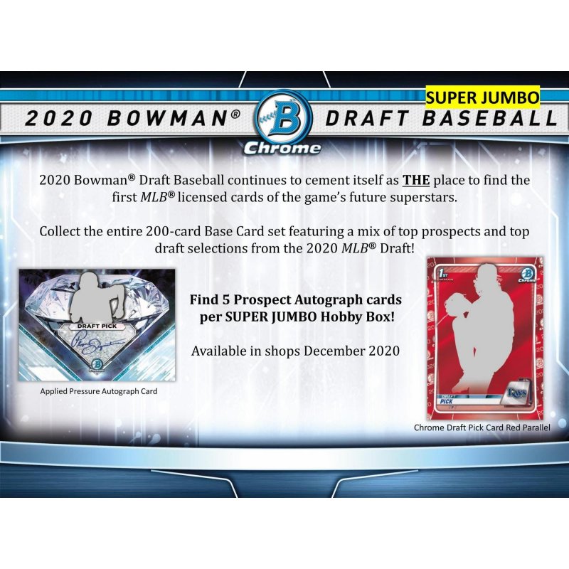 2020 Bowman Draft Baseball Super Jumbo Box