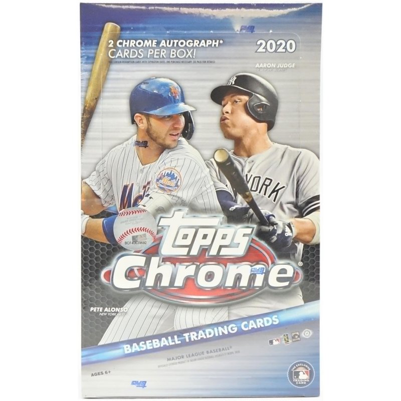 2020 Topps Chrome Baseball Hobby Box