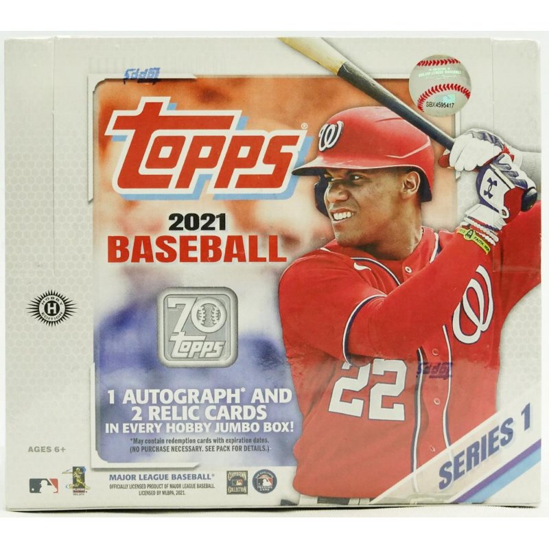 2021 Topps Series 1 Baseball Hobby Jumbo Box