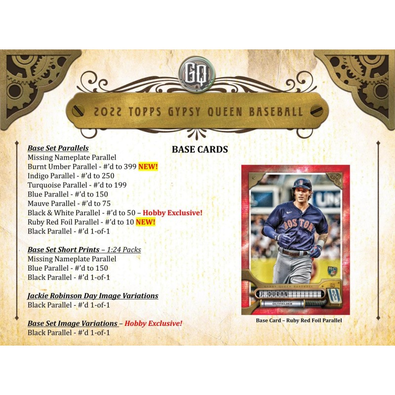 2022 Topps Gypsy Queen Baseball Hobby Box