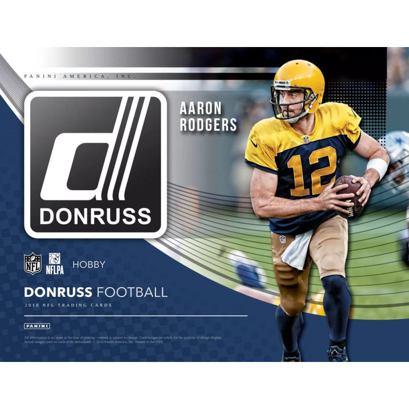 2018 Panini Donruss Football Hobby Box