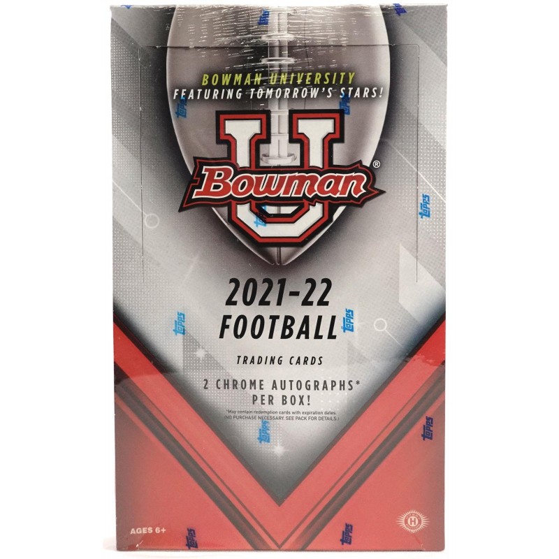 2022 Bowman Chrome University Football Hobby Box