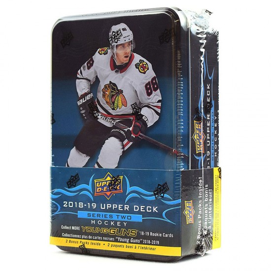 2018-19 Upper Deck Series 2 Hockey Retail Tin