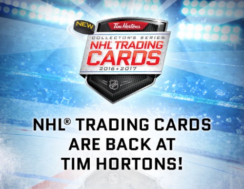 2016-17 Upper Deck Tim Hortons Hockey Cards Are Back and Available at Crackerjack Stadium