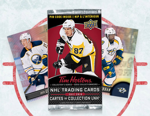 2017/18 Upper Deck Tim Hortons Collector's Series NHL Hockey Trading Cards Are Available at Crackerjack Stadium 2017/18 Upper Deck Tim Hortons Hockey Cards Are Back and Available at Crackerjack Stadium